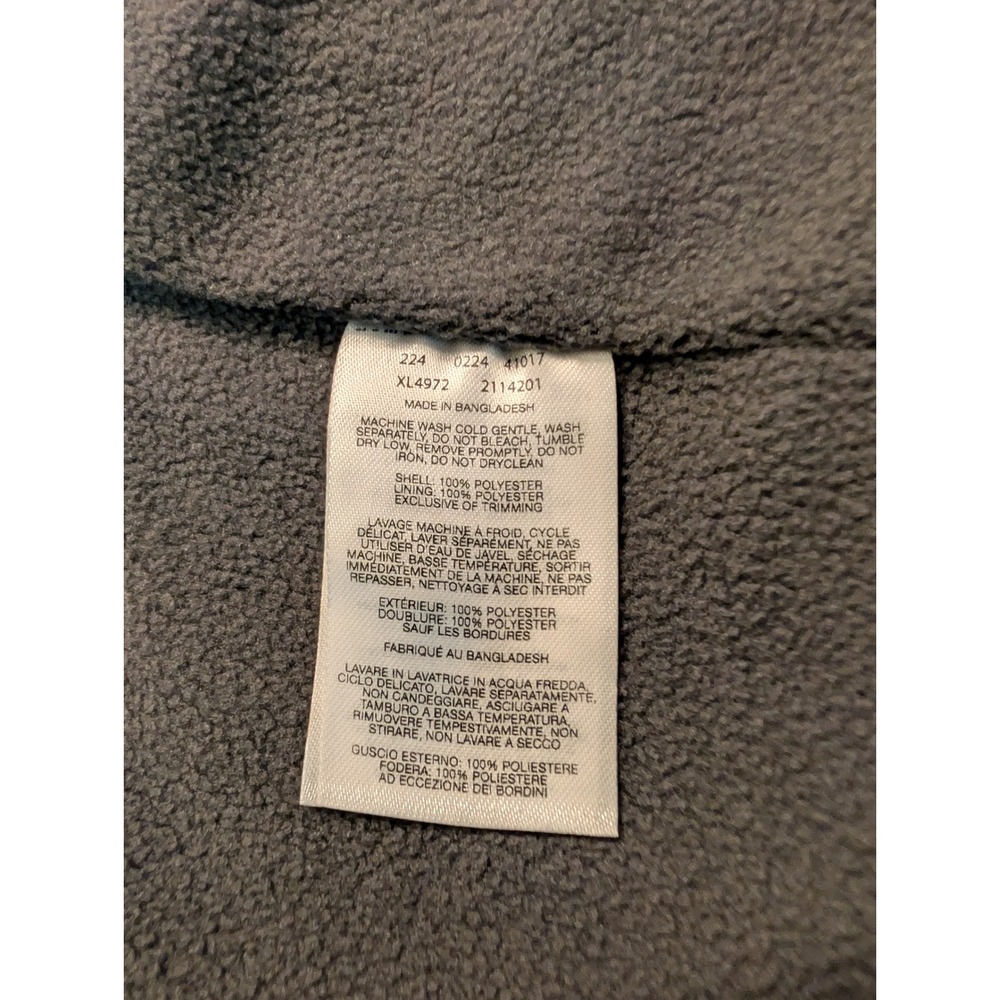 Columbia Women's Gray Black Lightweight Hooded Windbreaker Jacket Size Medium - Picture 9 of 10